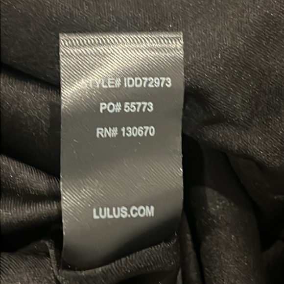 Lulu's Song of Love Black Off Shoulder Maxi Dress Extra Large XL NWT $110 - Picture 11 of 11